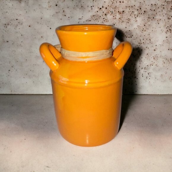 Halloween Ceramic Pumpkin Lantern Jug Battery Operated Tealight - Picture 3 of 6